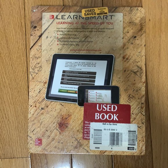 Math in Our World 3rd Edition by Dave Sobeck - Picture 2 of 2